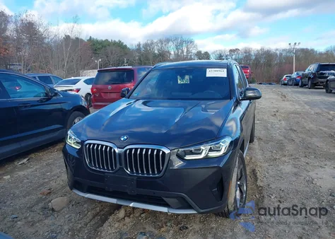 2022 BMW X3 xDrive30I from USA, damaged, VIN 5UX53DP02N9K12488